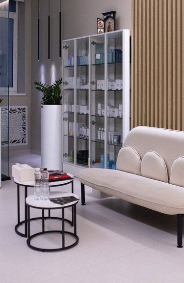 Інтерʼєр клініки естетичної медицини Medestet